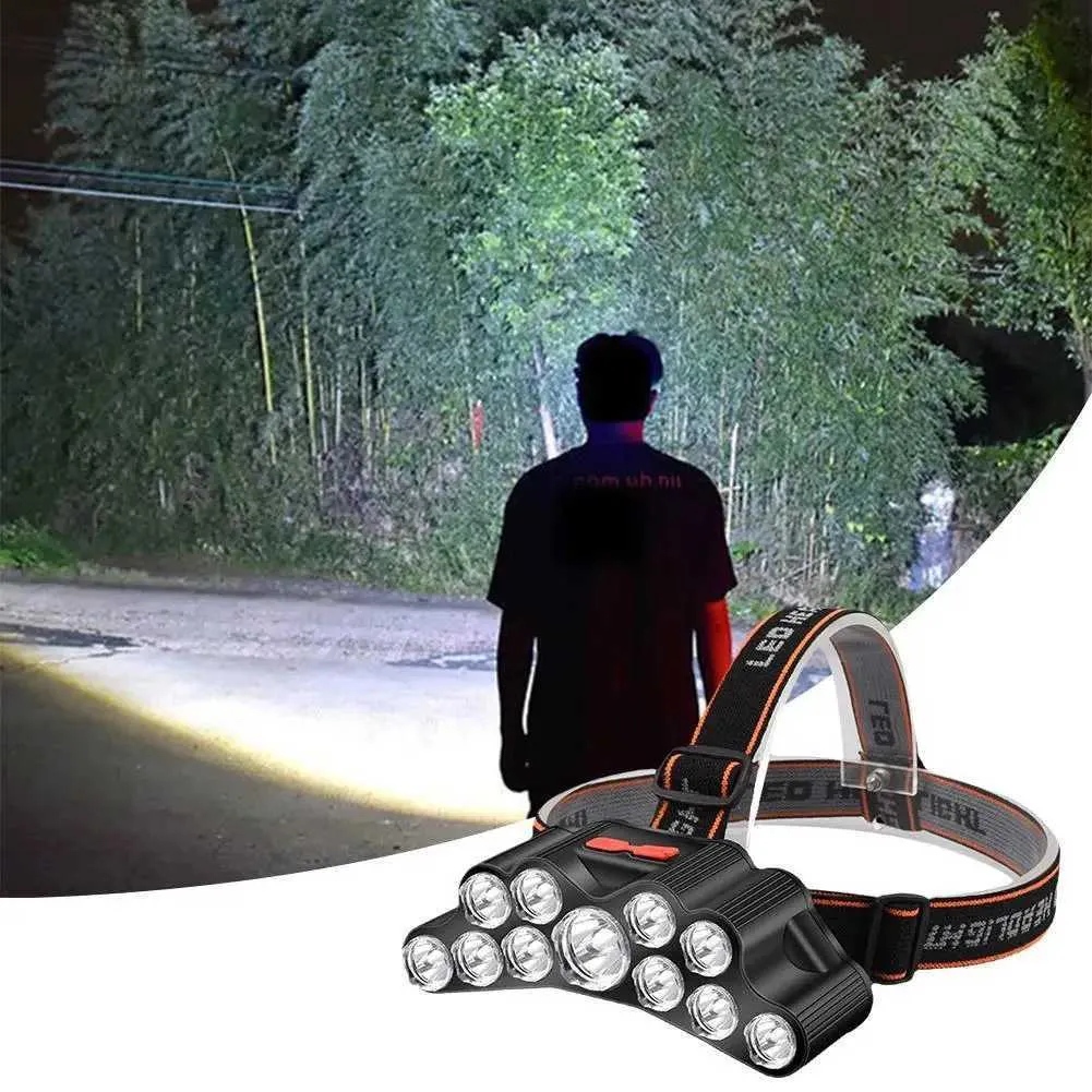11 LED USB Rechargeable Flashlight